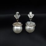 Elegant Pearl Round Earrings