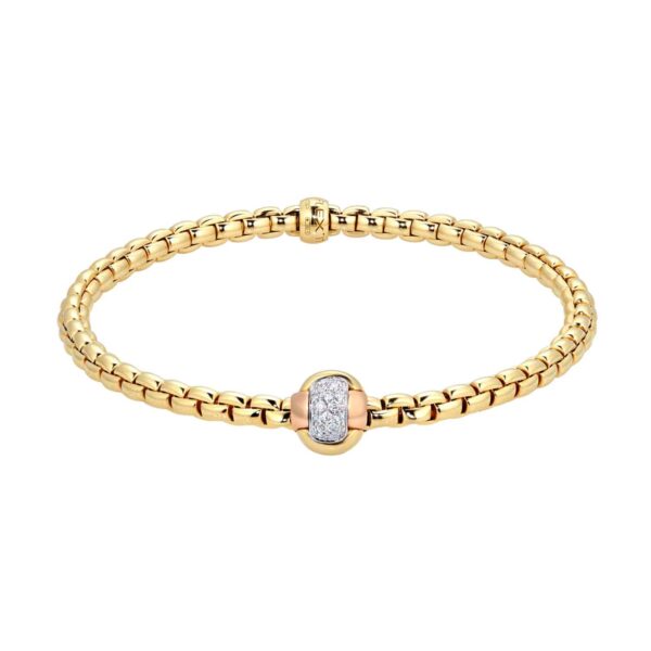 18ct Yellow Gold Eka Tiny Diamond Bracelet