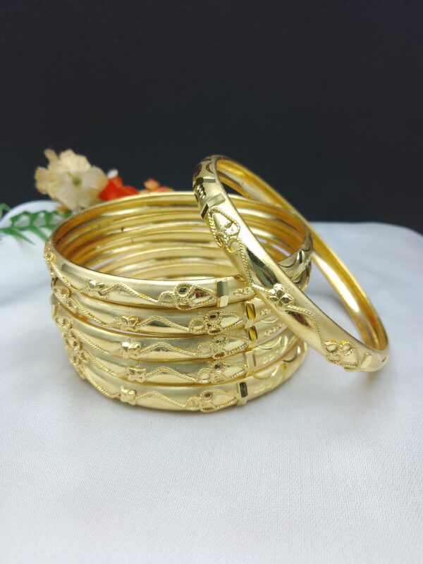 Gold Plated Bangles - Image 7