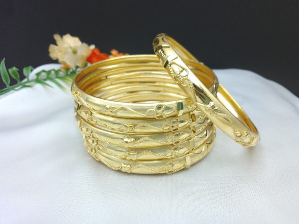 Gold Plated Bangles - Image 6