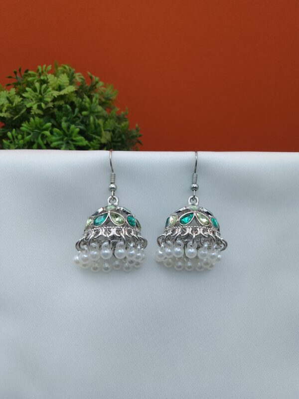 Silver Jhumka - Image 3