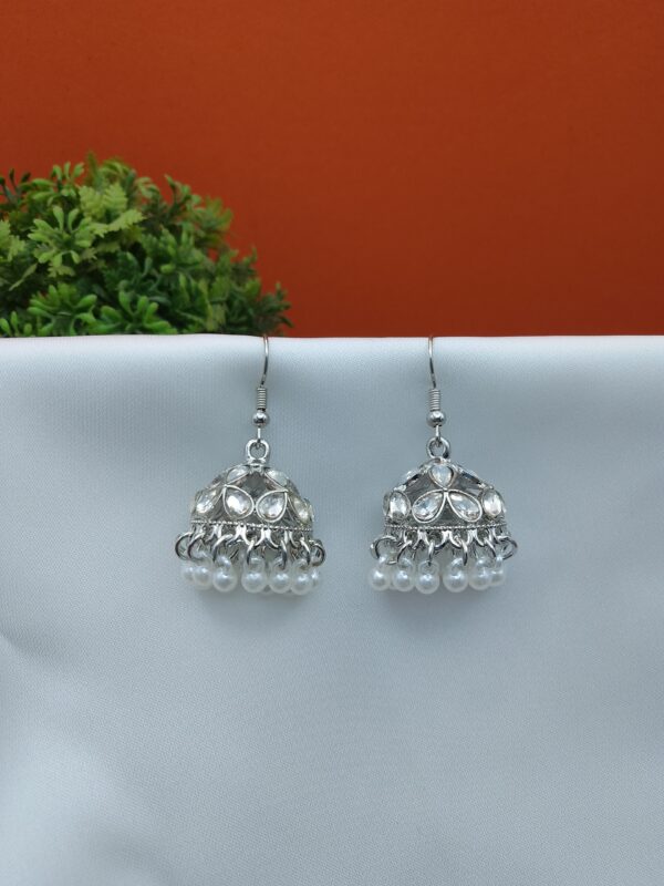 Silver Jhumka - Image 4