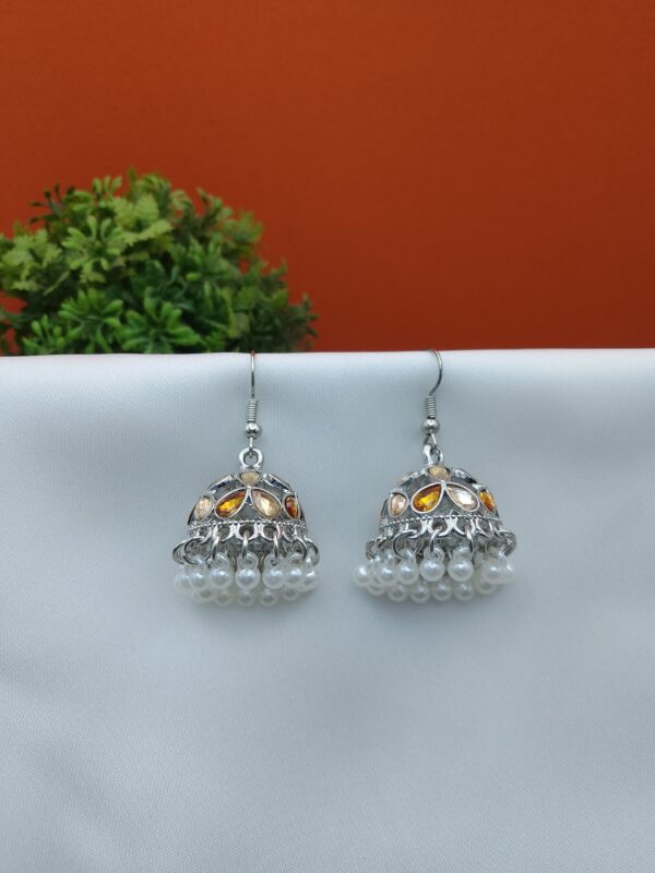 Silver Jhumka - Image 9
