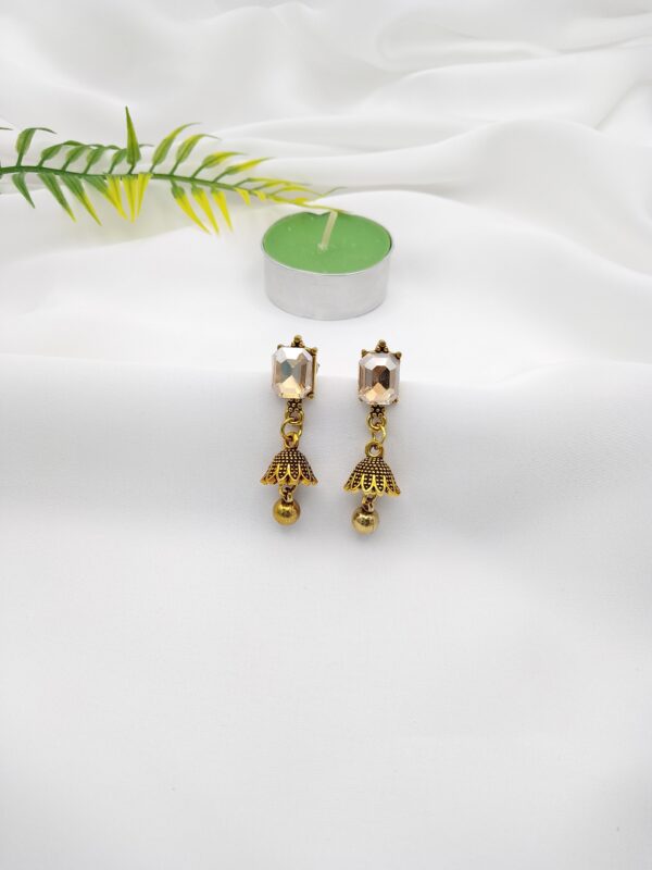 Oxidised Small Jhumki - Image 8