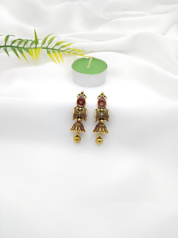Oxidised Small Jhumki