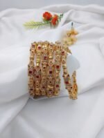 Native Golden Bangles Maroon - Image 2