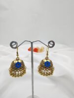 Oxidised Golden Jhumka - Image 4
