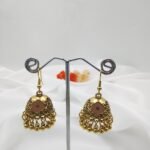 Oxidised Golden Jhumka