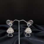 One Carat Silver Jhumka